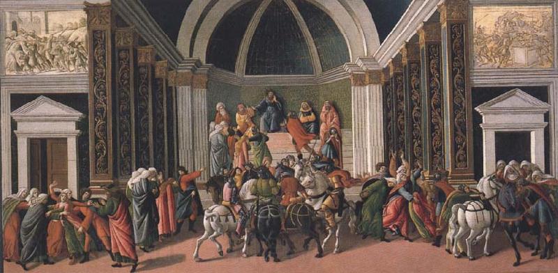 Sandro Botticelli Stories of Virginia France oil painting art